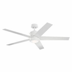 Kichler 56 Inch Brahm Fan LED efficient ceiling fans for home cooling