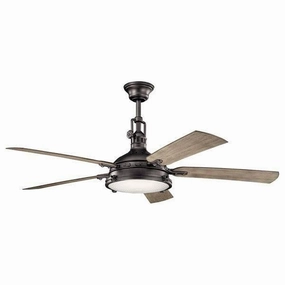Kichler 60 Inch Hatteras Bay Fan LED efficient ceiling fans for home cooling