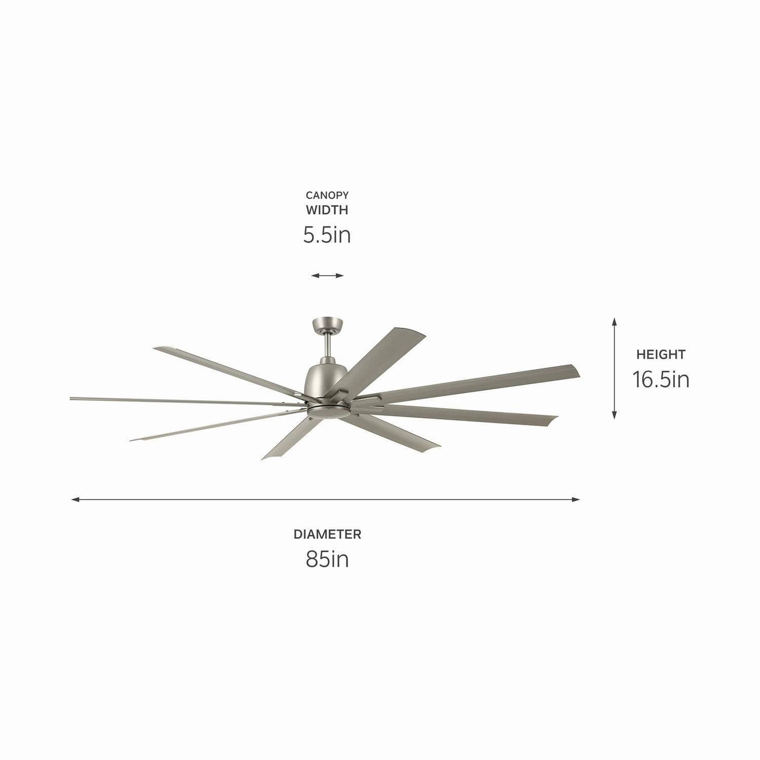 Kichler 84"Ceiling Fan