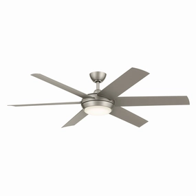 Kichler Mint | Outdoor Ceiling Fan with 35W LED & 6 Speed DC Wall Control- Full Function powerful indoor fans for whole-room cooling
