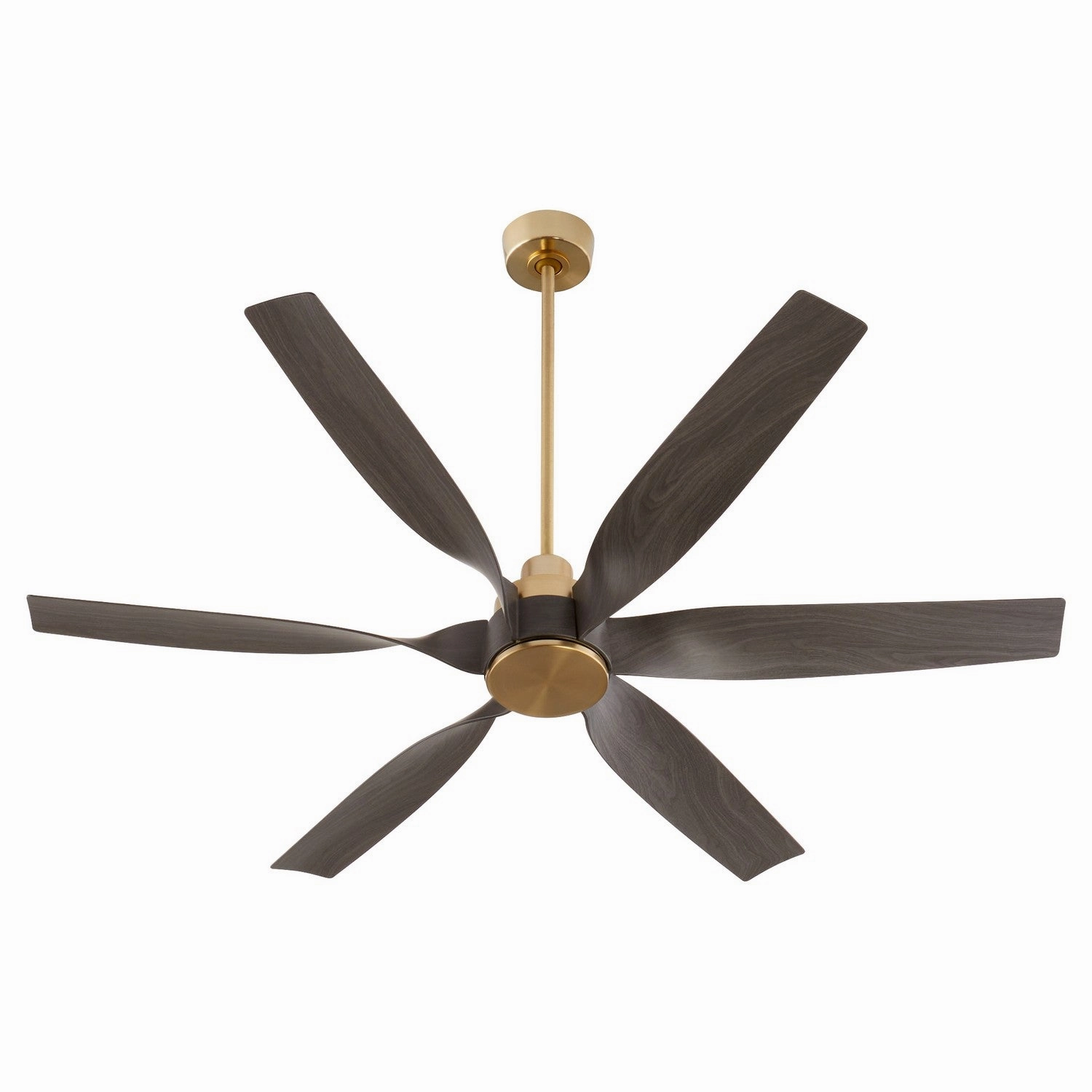 Kimbo 60" Patio Fan Aged Brass oscillating medium fans with strong airflow