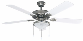 Kincade 52"Ceiling Fan Brushed Pewter energy-efficient medium fans with remote
