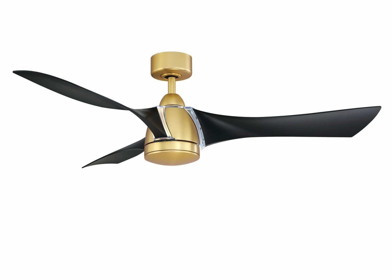 Klear 56"Ceiling Fan Brushed Satin Brass