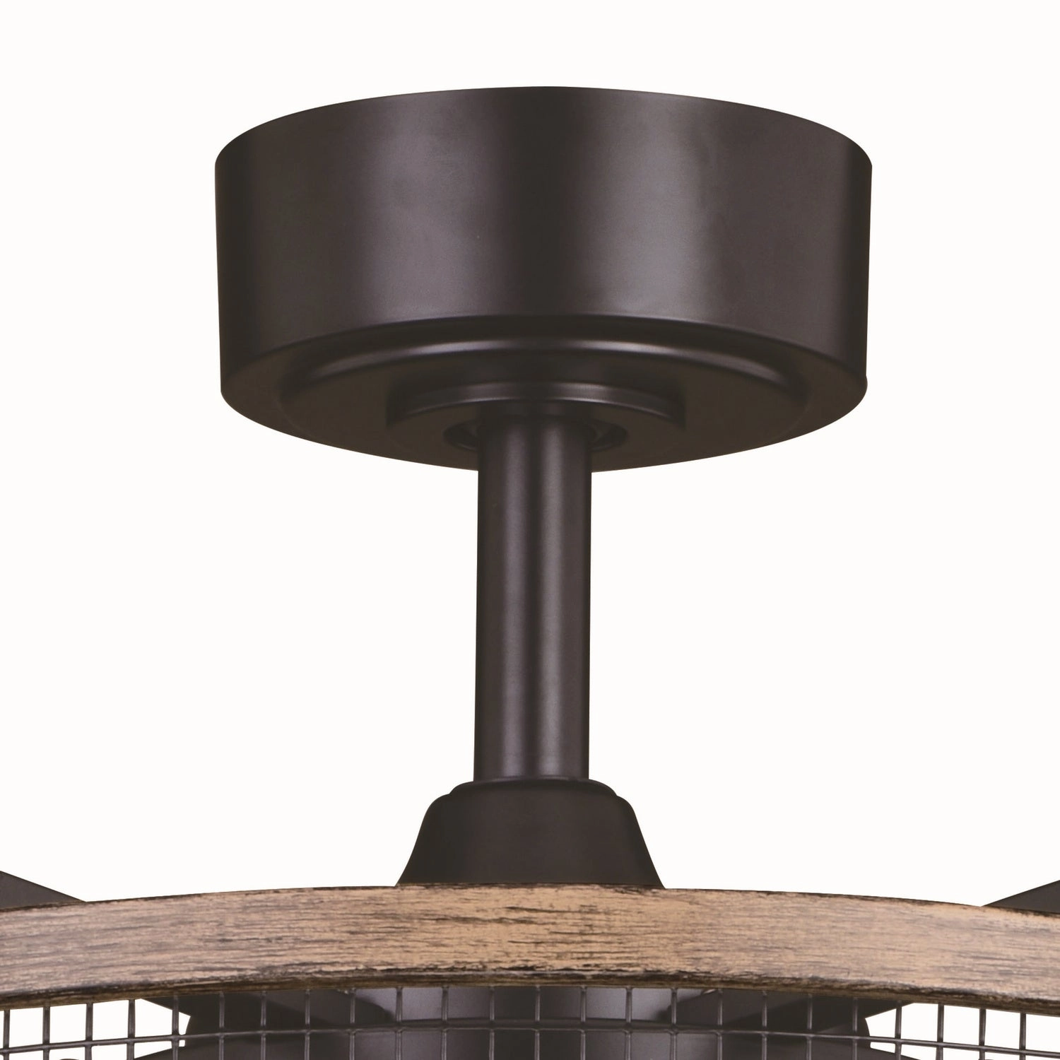 Kodiak 21"Ceiling Fan Black and Burnished Teak
