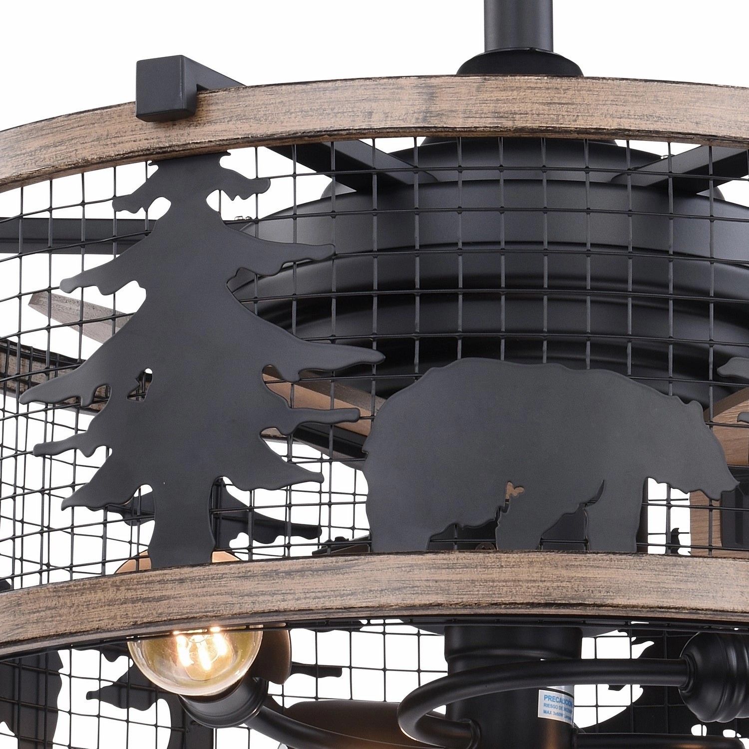 Kodiak 21"Ceiling Fan Oil Rubbed Bronze and Burnished Teak