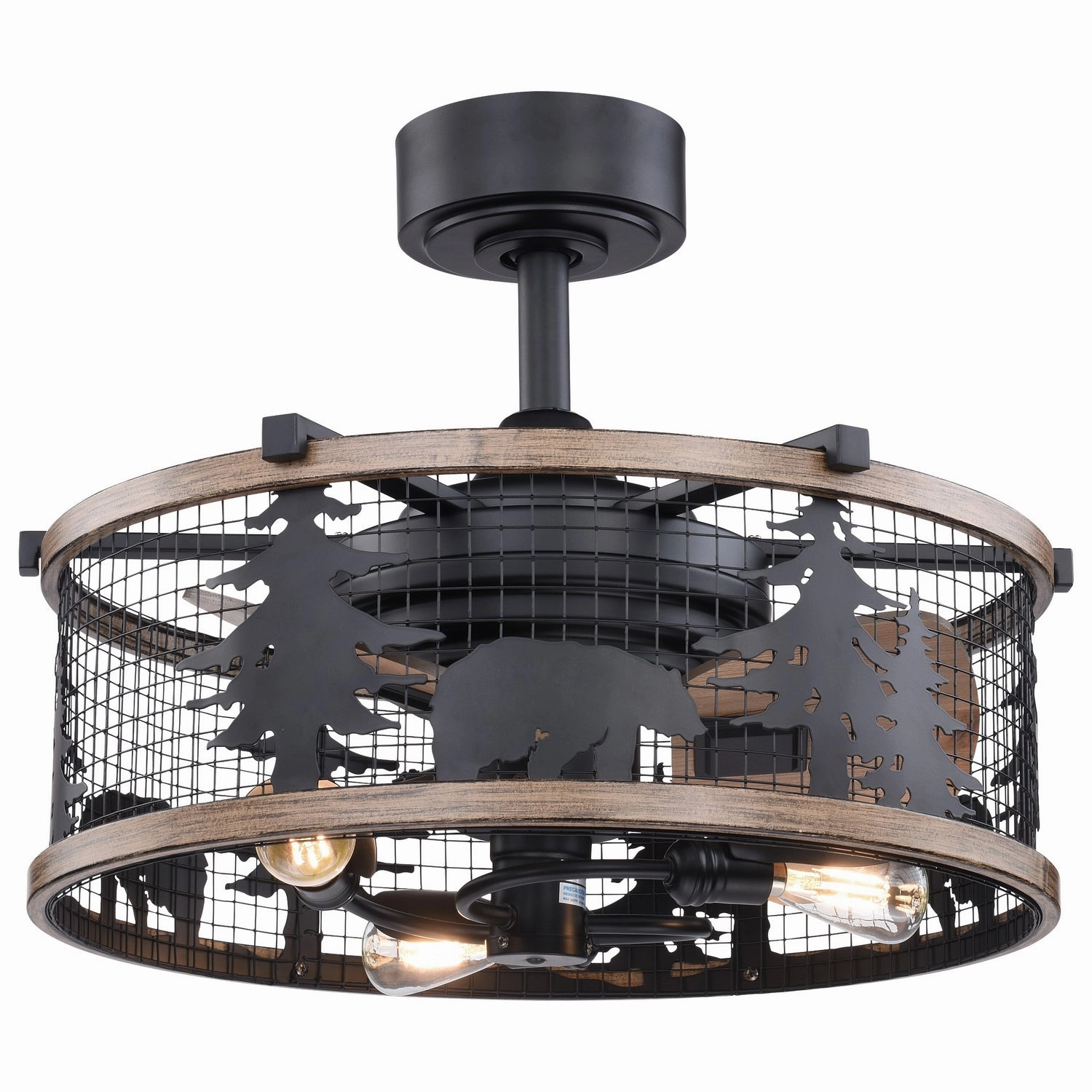 Kodiak 21"Ceiling Fan Oil Rubbed Bronze and Burnished Teak