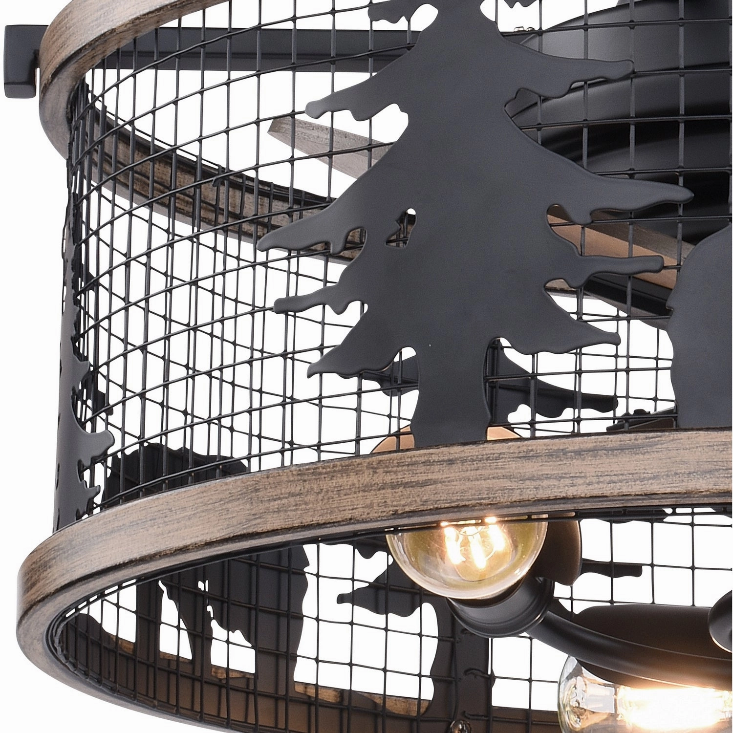 Kodiak 21"Ceiling Fan Oil Rubbed Bronze and Burnished Teak