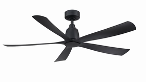 Kute5 52 52"Ceiling Fan Black oscillating medium fans with strong airflow