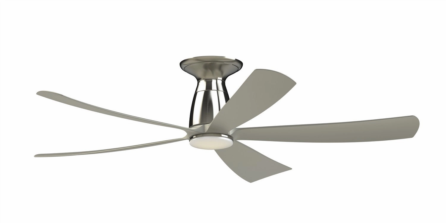 Kute5 52 52"Ceiling Fan Brushed Nickel