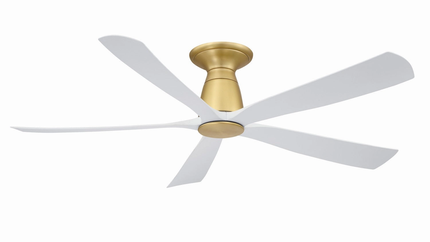 Kute5 52 52"Ceiling Fan Brushed Satin Brass