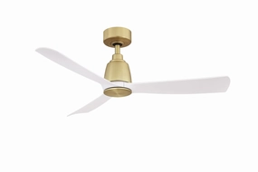 Kute 44 44"Ceiling Fan Brushed Satin Brass portable small fans for everyday use