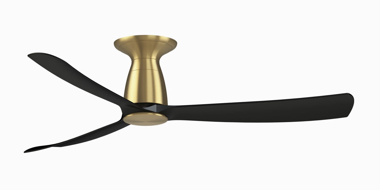 Kute 52 52"Ceiling Fan Brushed satin Brass