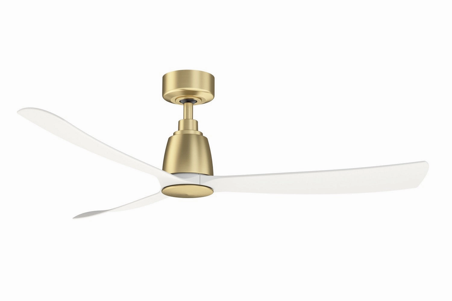 Kute 52 52"Ceiling Fan Brushed Satin Brass