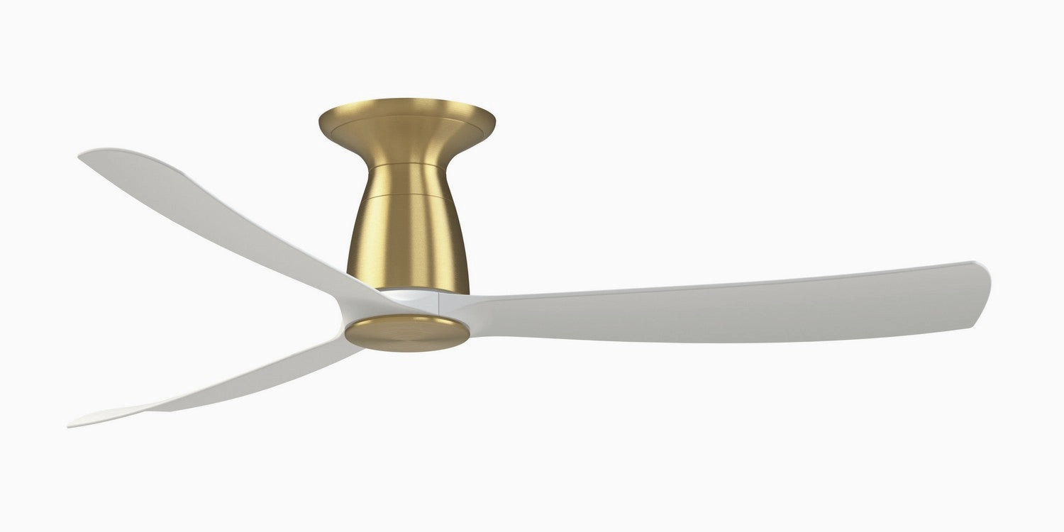 Kute 52 52"Ceiling Fan Brushed Satin Brass