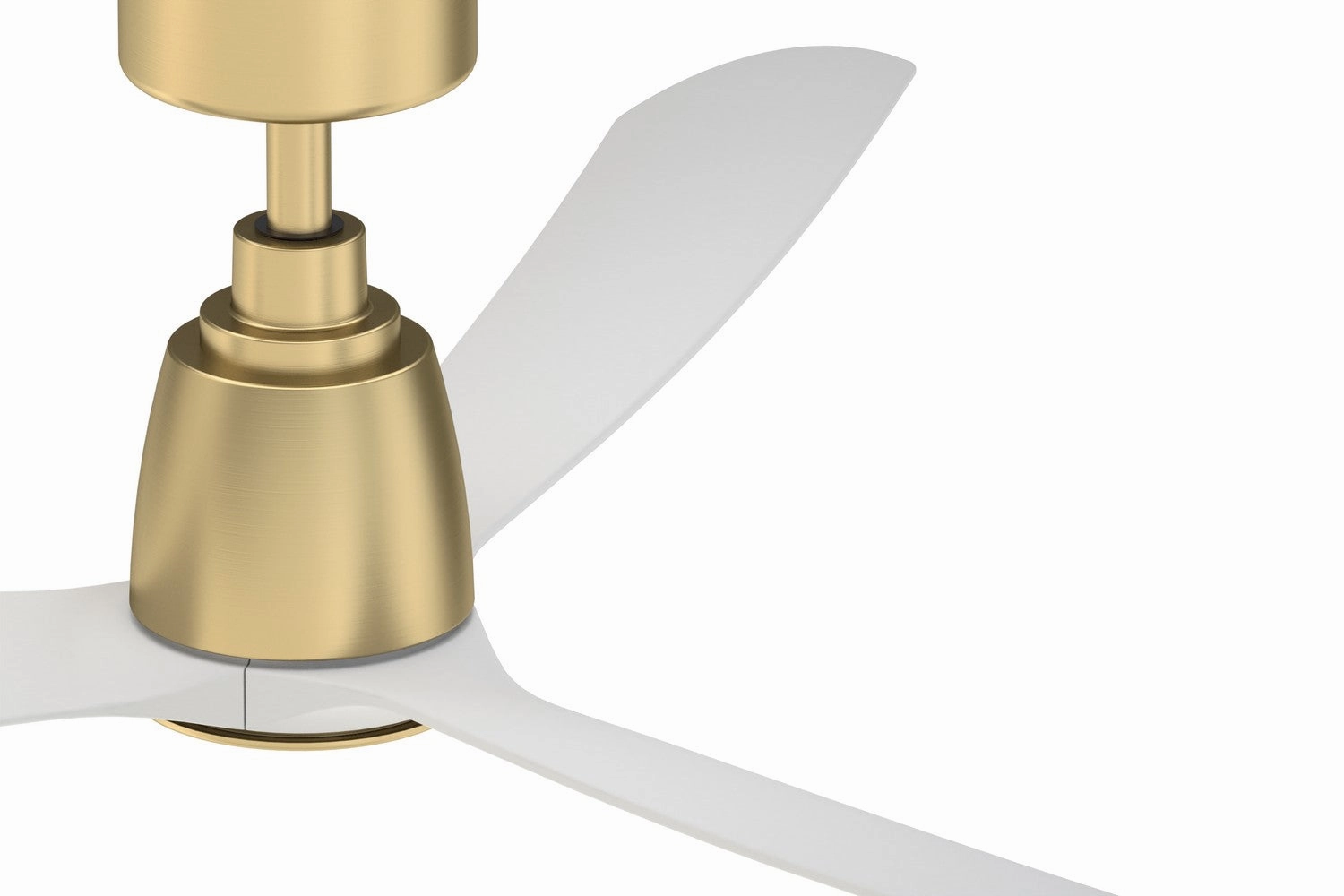 Kute 52 52"Ceiling Fan Brushed Satin Brass