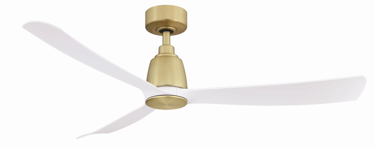 Kute 52 52"Ceiling Fan Brushed Satin Brass
