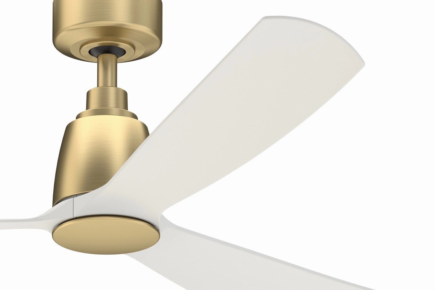 Kute 52 52"Ceiling Fan Brushed Satin Brass