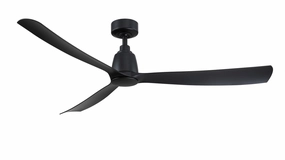 Kute 60 60"Ceiling Fan Black home cooling fans in medium size