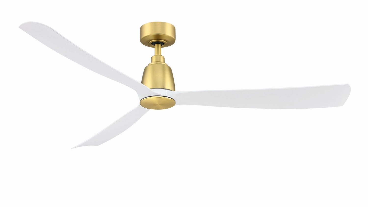 Kute 60 60"Ceiling Fan Brushed Satin Brass modern medium fans for everyday cooling