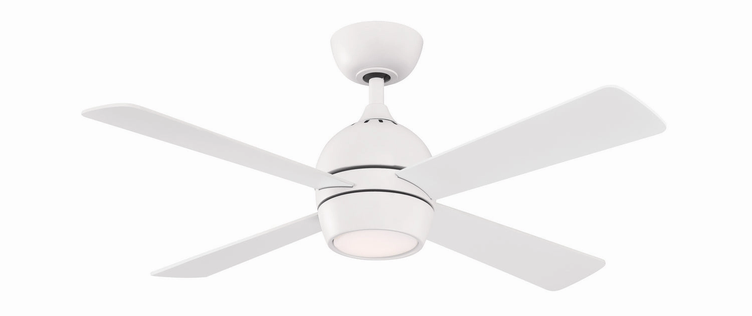 Kwad 44 44"Ceiling Fan Matte White portable small fans for everyday use