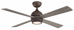 Kwad 52 52"Ceiling Fan Matte Greige oscillating medium fans with strong airflow