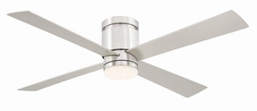 Kwartet 52"Ceiling Fan Brushed Nickel stylish medium fans for contemporary homes