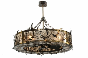 Lady Slipper Eight Light Chandelier decorative fandeliers with lights