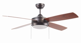 Laval 52 52"Ceiling Fan Espresso quiet medium fans for living room use