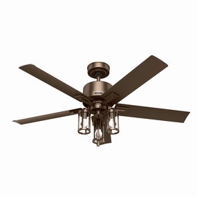 Lawndale 52"Ceiling Fan Satin Bronze versatile medium fans for any space
