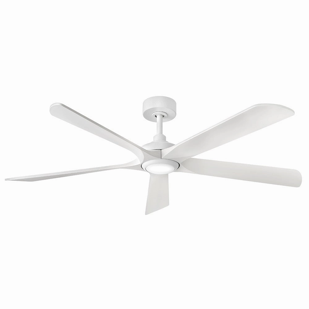 Layton 58" Smart Fan Matte White compact medium fans for desks and counters