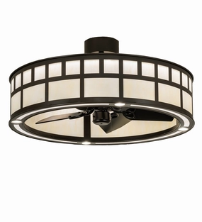 LED Chandel-Air decorative fandeliers with lights