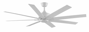 Levon Custom Motor Matte White modern medium fans for everyday cooling