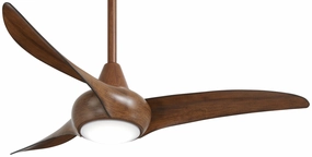 Light Wave 44" 44"Ceiling Fan Distressed Koa small electric fans for personal cooling