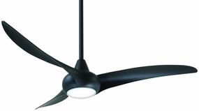 Light Wave 52" 52"Ceiling Fan Coal home cooling fans in medium size