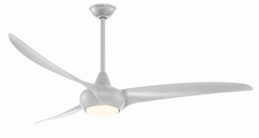 Light Wave 65" 65"Ceiling Fan Silver affordable medium fans for summer