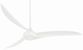 Light Wave 65" 65"Ceiling Fan White medium size fans for home ventilation