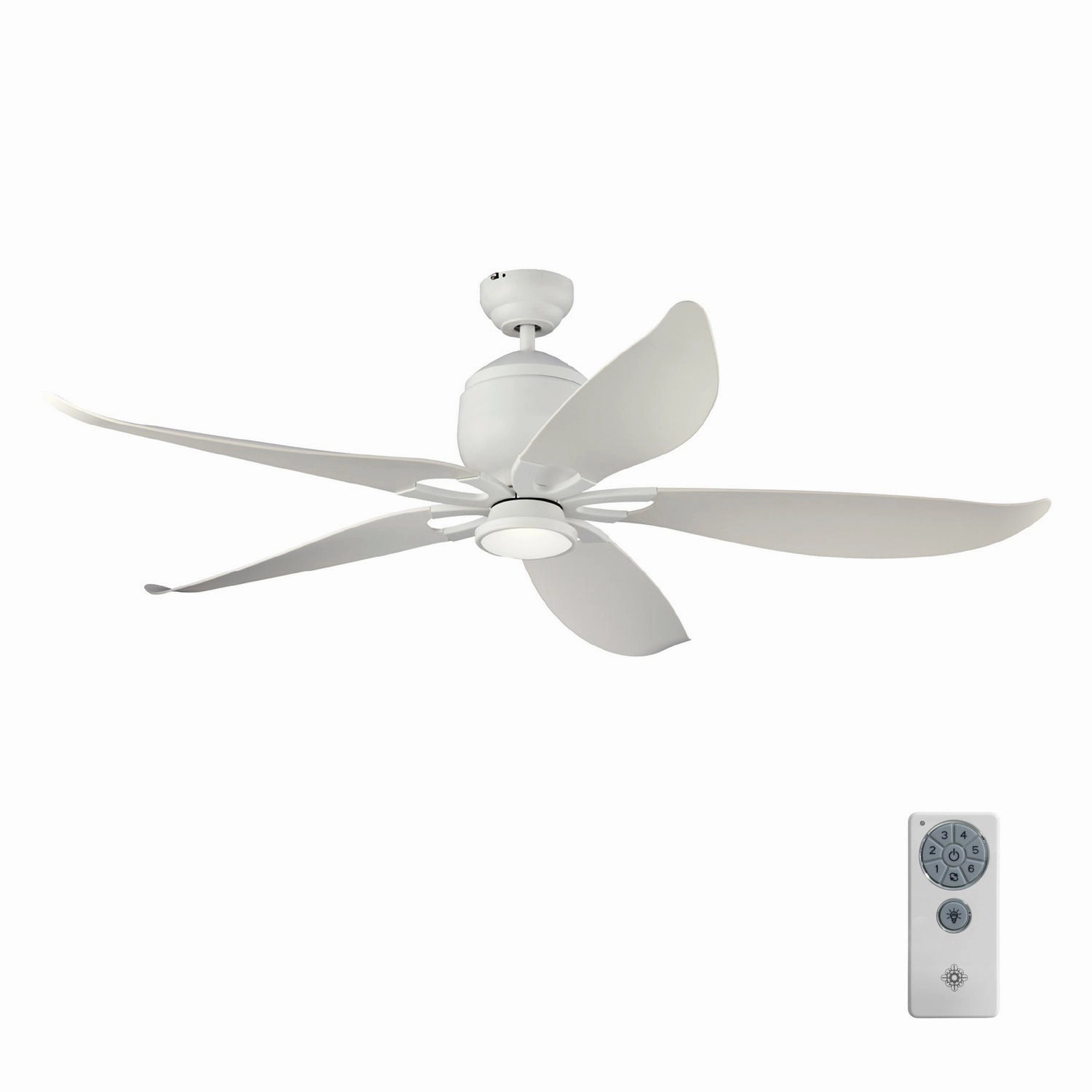 Lily 56"Ceiling Fan Matte White