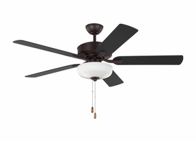 Linden 52" Ceiling Fan Bronze compact medium fans for desks and counters