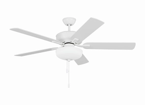 Linden 52" Ceiling Fan Matte White versatile medium fans for any space