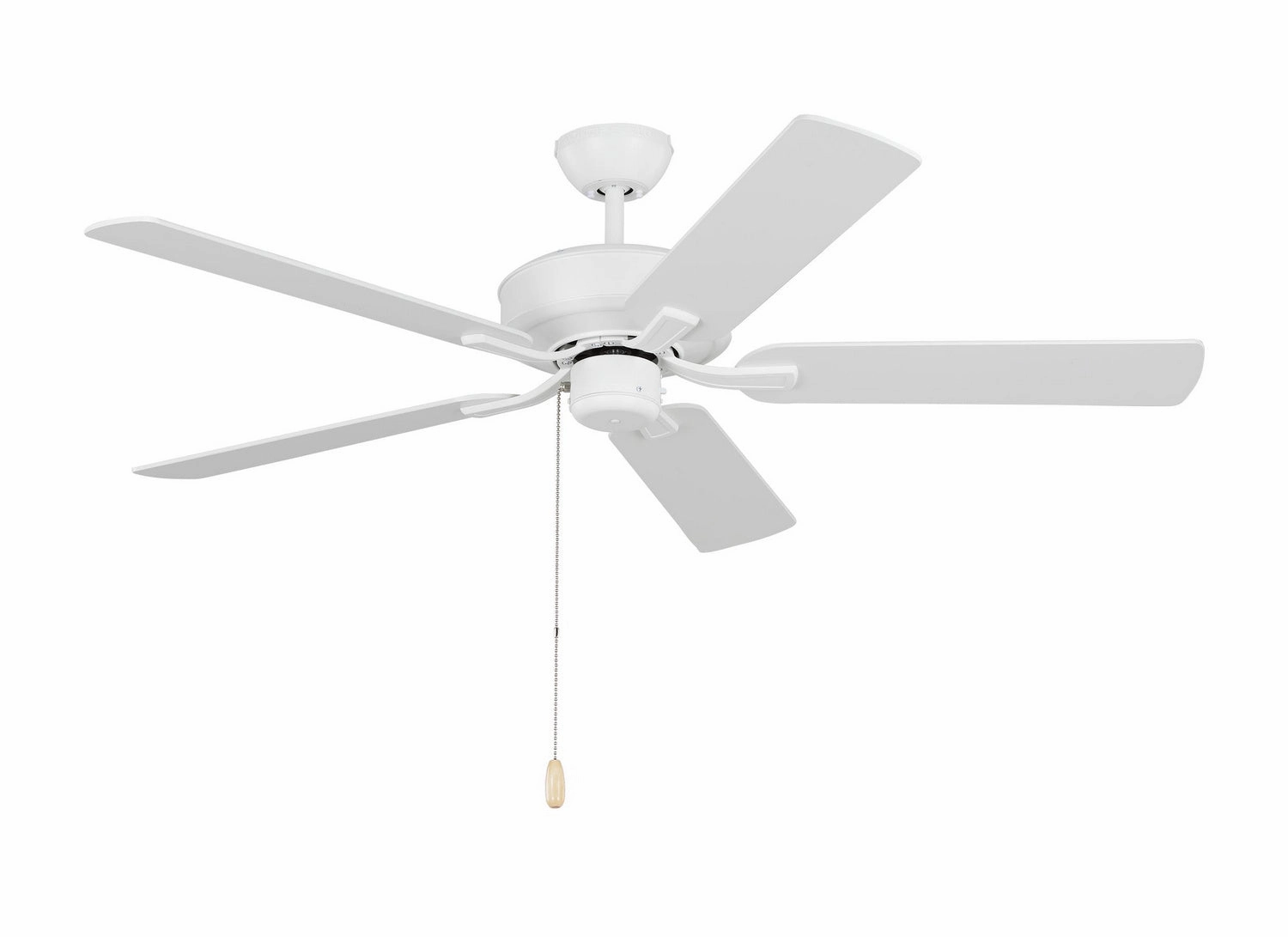 Linden 52" Ceiling Fan Matte White oscillating medium fans with strong airflow
