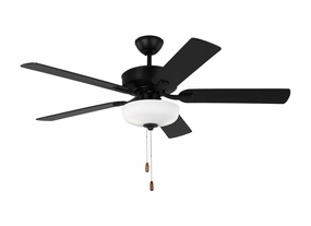 Linden 52" Ceiling Fan Midnight Black home cooling fans in medium size