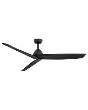 Liv 60"Ceiling Fan Matte Black compact medium fans for desks and counters