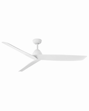 Liv 60"Ceiling Fan Matte White modern medium fans for everyday cooling