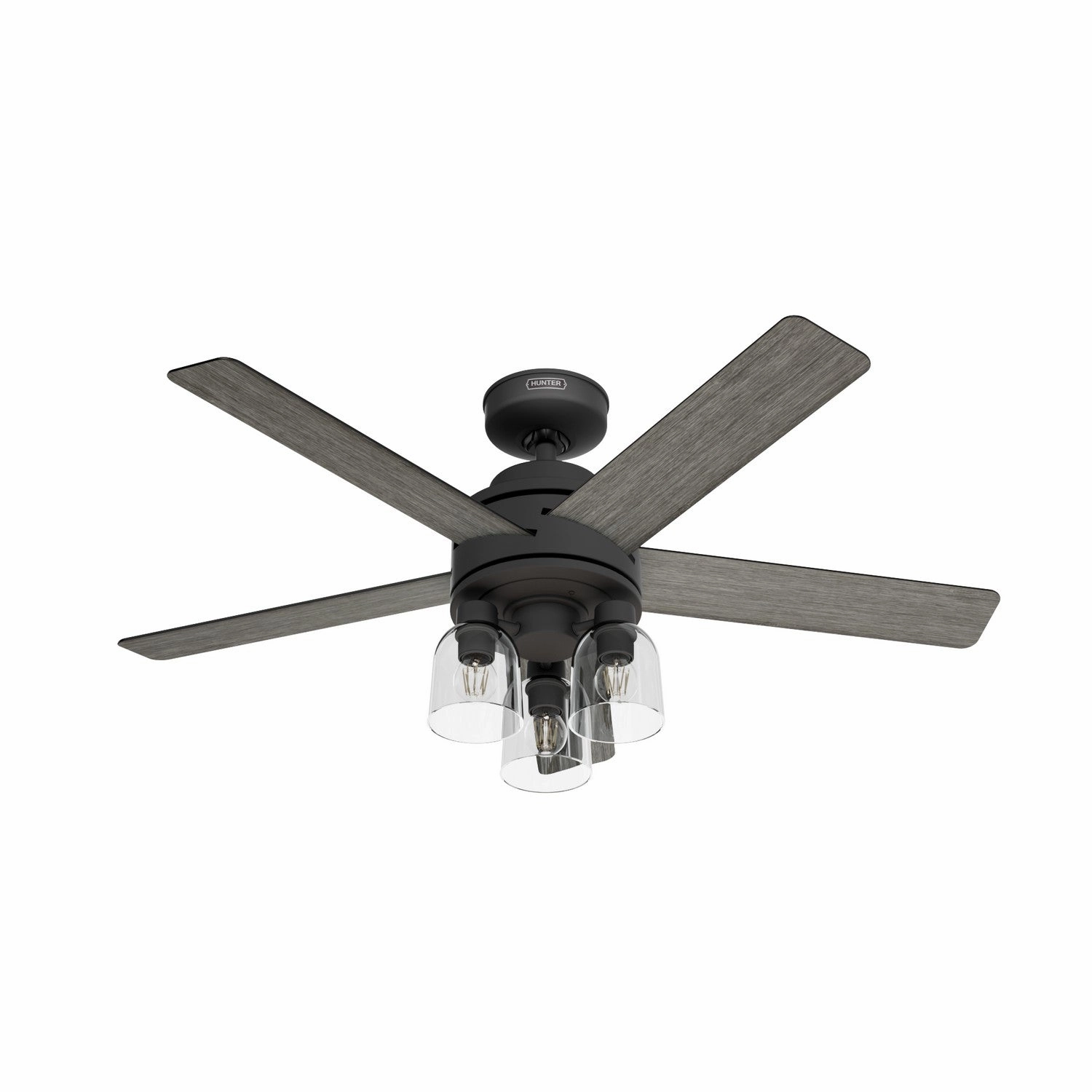 Lochemeade 52"Ceiling Fan Matte Black modern medium fans for everyday cooling