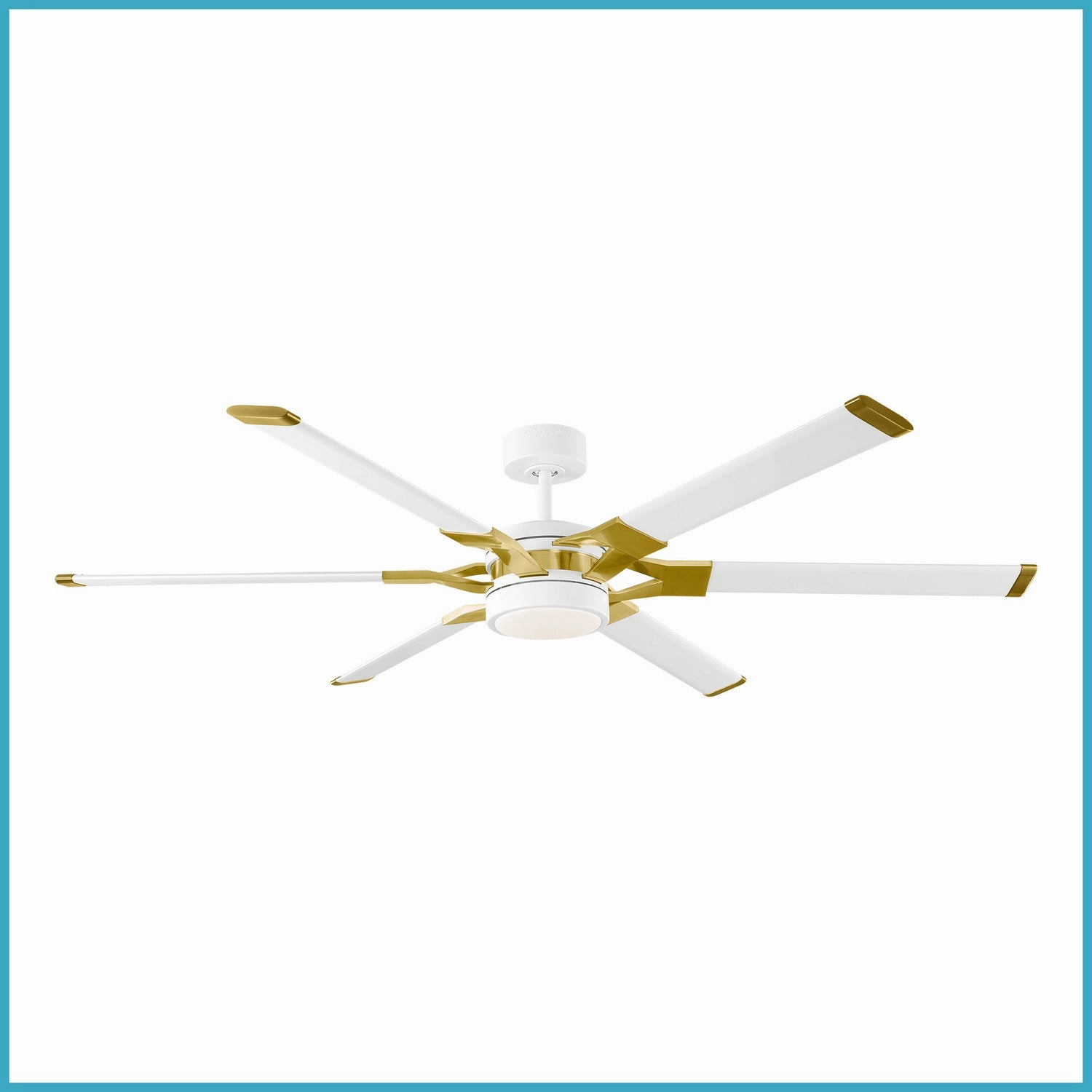 Loft 62"Ceiling Fan Matte White stylish medium fans for contemporary homes