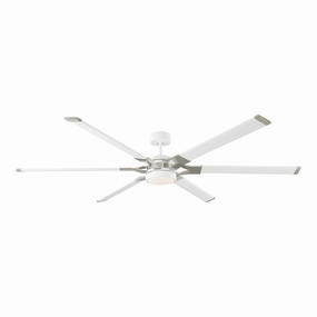 Loft 72"Ceiling Fan Matte White modern medium fans for everyday cooling