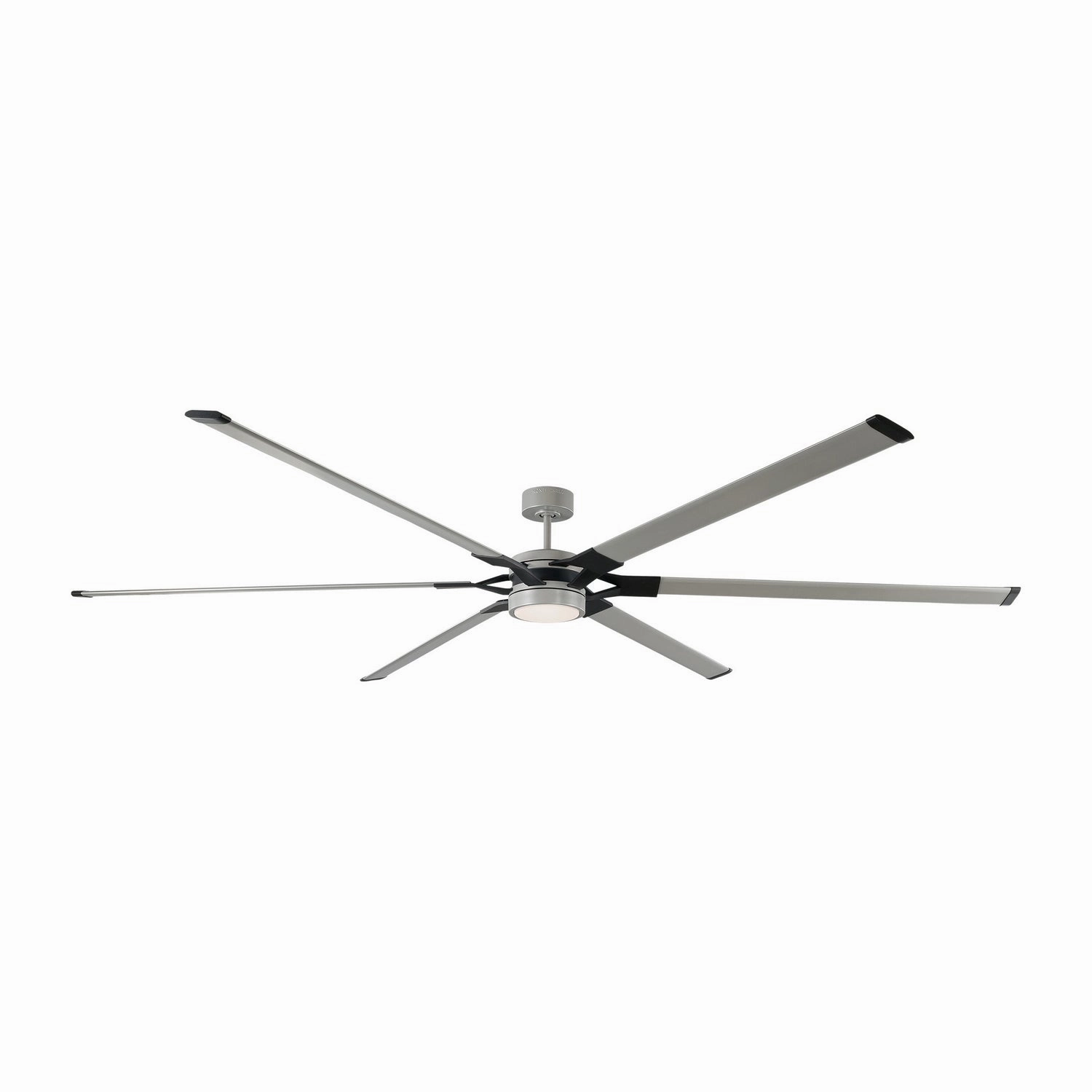 Loft 96"Ceiling Fan Painted Brushed Steel large electric fans for spacious rooms