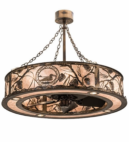 Loon 16 Light Chandel-Air decorative fandeliers with lights
