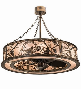 Loon 16 Light Chandel-Air decorative fandeliers with lights