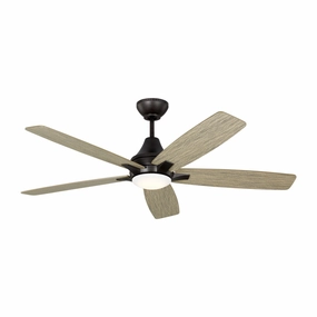 Lowden 52" Ceiling Fan Aged Pewter medium size fans for home ventilation